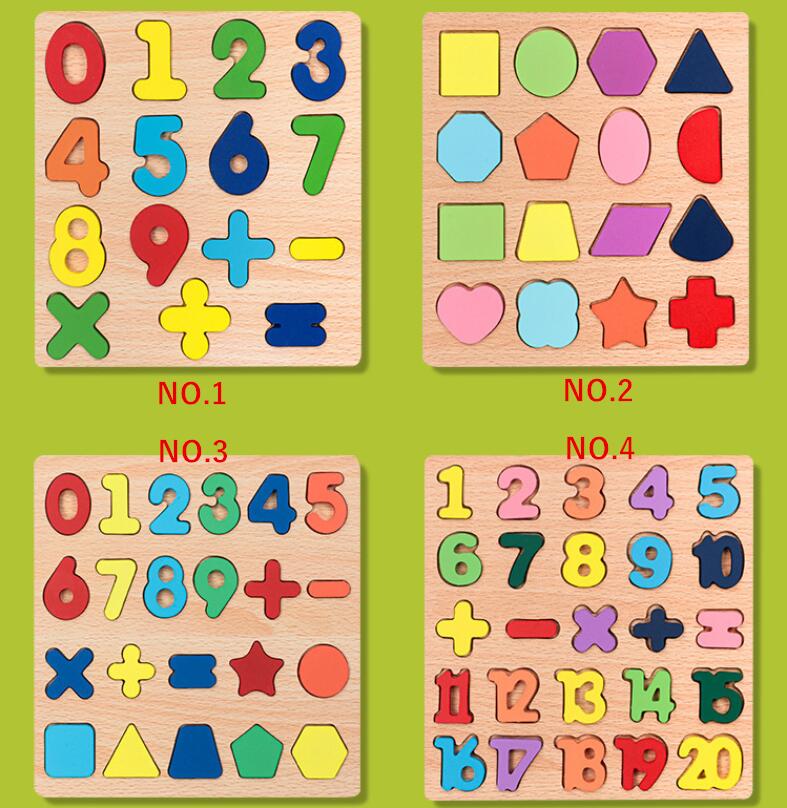 子供の 123 ABC 木のパズル 木製パズル 型はめパズル 知育パズル 算数パズル 英語パズル アルファベットパズル 木のおもちゃ 3