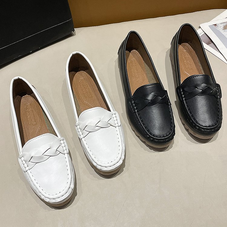 乐天商城 - モカシン ローファー スリッポン ドライビングシューズ　モカシン レディース靴 カジュアル　女性用 シューズ パンプス 黒 痛くない ローヒール 幅広 疲れにくい フラットパンプス　ソフトレザー ビットローファー ビジネスカジュアル シンプルデザイン