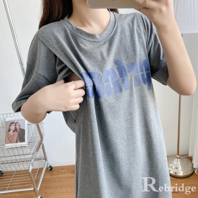 ロンt 授乳服 半袖 マタニティス 大きいサイズ ロング丈 授乳ス 夏 授乳口つき ル...