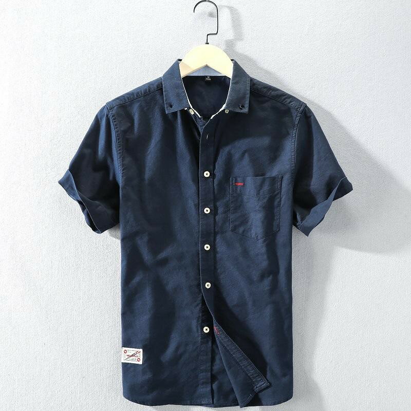 樂天商城 - シャツ メンズ メンズシャツ メンズ 半袖シャツ オックスフォードシャツ 夏服 ボタンダウンシャツ メンズ