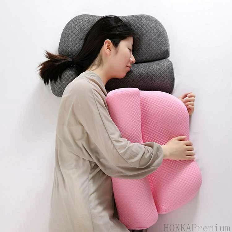 健康枕 頚椎牽引枕 横向き 頚椎 ケア枕 52*35cm 健康グッズ 頸椎枕 首ストレッチ 人間工学 ストレートネック枕 低 [3]