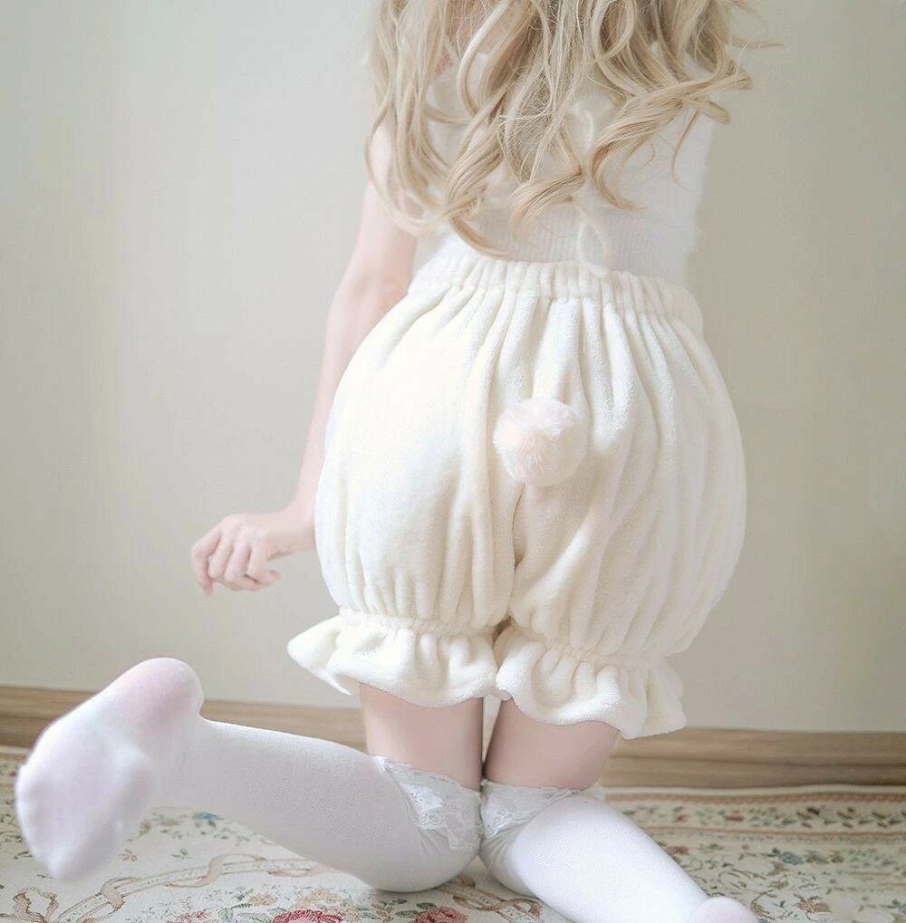 ドロワーズ かぼちゃパンツ ロリータ レディース 可愛い リボン フリル コスプレ衣...