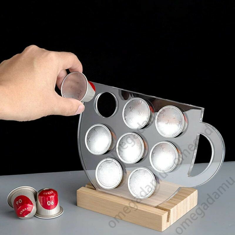 樂天商城 - コーヒーカプセルホルダー カプセルホルダー 収納 ラック スタンド カプセルタワー キッチンオーガナイザー ネスカフェ ドルチェグスト ネスプレッソ コーヒーカプセル対応