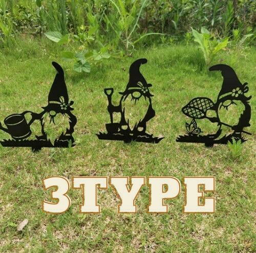 商品情報 サイズ 縦 約28cm × 横 約20cm 材質 アイアン 注意点 モニター発色の具合により色合いが異なる場合がございます。※サイズは平置き、メジャー採寸を行っております。1-3cmの誤差がある場合があります。予めご了承下さいませ。 商品説明 SNSで話題のアイテム◎ お庭に刺して飾っていただける小人のガーデニング雑貨です。 3TYPEからお選びいただけます。 アンティーク感のあるお洒落なデザインで 通りすがる人の注目間違いなし◎ 材質は板状のアイアンで頑丈、平らなプレートの形をしております。土に差し込むだけで簡単に設置完了!