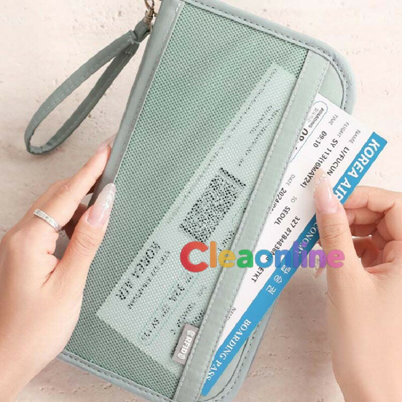 送料無料 パスポートケース スキミング防止 コンパクト パスポートカバー パスポート入れ 薄型 セキュリティポーチ バッグ 軽量 防水 航空券 旅券 家計簿 通帳ケース 家計 ポーチ エアーチケット搭乗券 旅行用品 ブラック ピンク グリーン 3