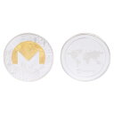 モナコイン　コイン　メダル　仮想通貨　暗号通貨　マーカー　シルバー　ゴールド