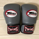 Twins ボクシンググローブ グレー 10oz オンス