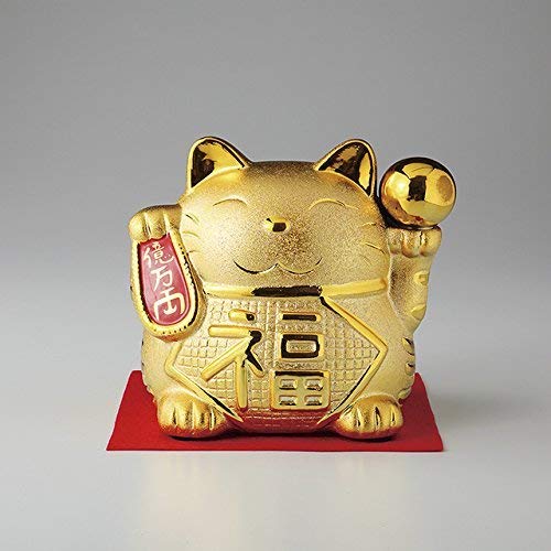 樂天商城 - 金運招き猫 大(金球) バンク
