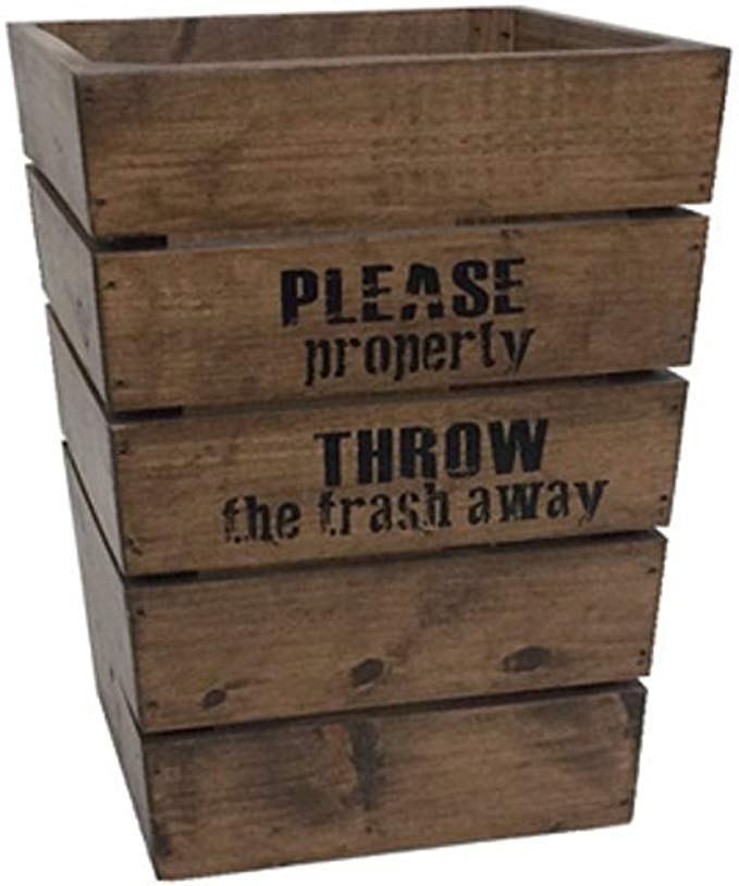 樂天商城 - 西海岸風 ゴミ箱 オールドパインダストボックス