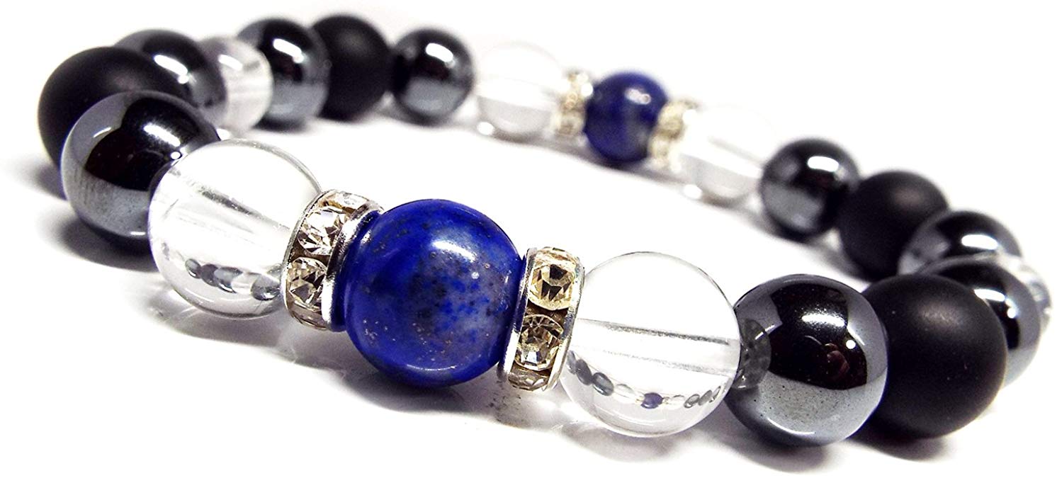 樂天商城 - 天然石 パワーストーン メンズブレスレット ラピスラズリ