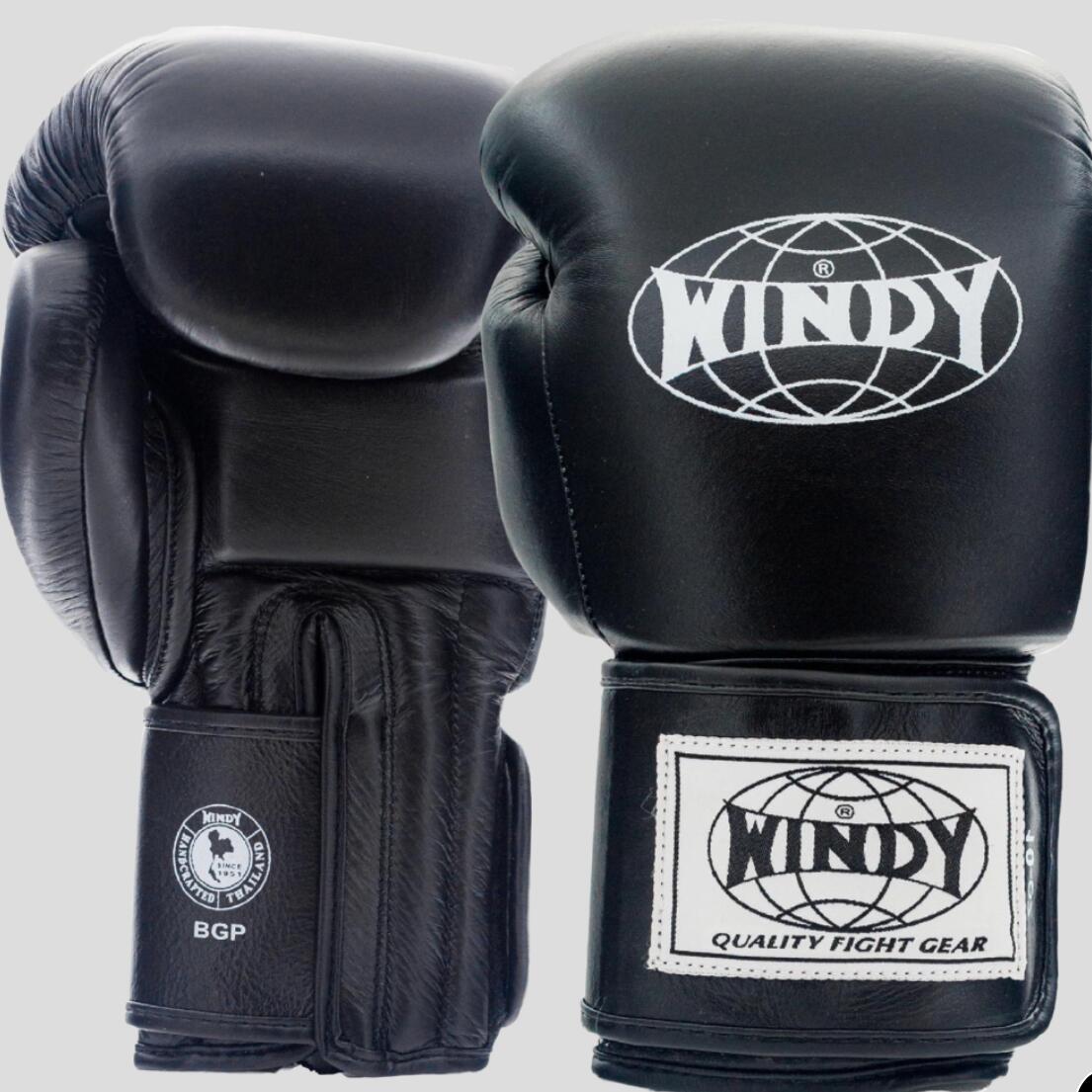 試合用 練習用に Windy グローブ ブラック 黒 10oz 超お買い得 12oz 14oz ムエタイ テコンドー ボクシング キックボクシング ウィンディ 空手 総合格闘技 16oz