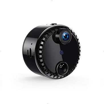 WIFI小型カメラ 4K HD超高画質防犯カメラ モーション検知人感センサー監視カメラ 赤外線暗視 ワイヤレス隠しカメラ 長時間録画録音 iOS/Android遠隔監視
