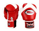 TWINS SPECIAL ボクシンググローブ 8oz 10oz 12oz 14oz 16oz 赤 白 レッド ホワイト /ボクシング/ムエタイ/グローブ/キッ...