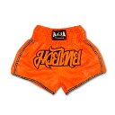 RAJA ムエタイパンツ キックボクシング ボクシング 総合格闘技 テコンドー 空手 トレーニング 部屋着 オレンジ