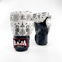 RAJA グローブ キックボクシング ボクシング 総合格闘技 テコンドー 空手 トレーニング ホワイト 8oz 10oz 12oz 14oz 16oz