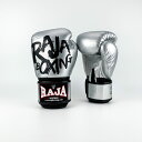 RAJA グローブ キックボクシング ボクシング 総合格闘技 テコンドー 空手 トレーニング シルバー 銀 8oz 10oz 12oz 14oz 16oz
