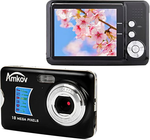 デジタルカメラ デジカメ コンパクト 最大1800万画素 2つ充電式バッテリー付き 2.7インチ液晶ディスプレイ 8倍デジタルズーム デジタルカメラ デジカメ コンパクト 最大1800万画素 2つ充電式バッテリー付き 2.7インチ液晶ディスプレイ 8倍デジタルズーム