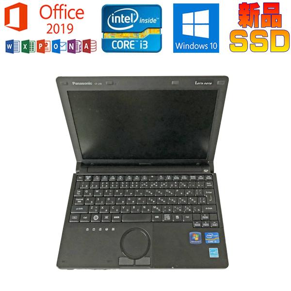 Panasonic CF-J10 Microsoft Office 2019 Win 10 Core i5-M580 2.6GHz メモリー4GB 新品SSD128GB 10.1インチ HDMI 中古ノートパソコン