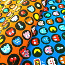 【送料無料】キャラクター 生地 カットクロス パックマン #3 PAC-MAN 100cm x 約110cm 【オックス/コットン100%】 2024年春の入園...