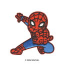 【公式ライセンス商品】 キャラクターワッペン マーベル スパイダーマン #31 アイロン接着 2025年春向け最新柄 入園用 入学用の手作りグッズに。MARVEL spider man Spiderman すぱいだーまん