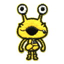 キャラクターワッペン かいじゅうステップ #48 カネちゃん(カネゴン) アイロン接着 2020年春向け最新柄 入園用 入学用の手作りグッズに。 ウルトラマン ...