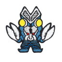 キャラクターワッペン ウルトラかいじゅう #58 バルタン星人 アイロン接着 2022年の春向け最新柄 入園用 入学用の手作りグッズに。 うるとらまん ultr...