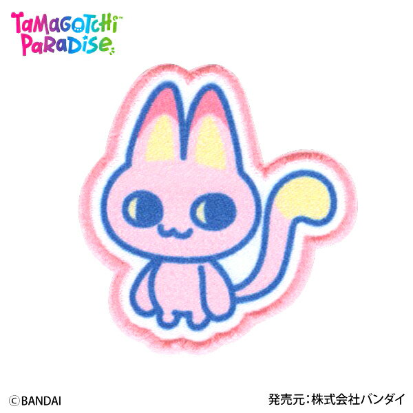 キャラクターワッペン たまごっちパラダイス #162 みゃおっち アイロン接着 2026年春の最新柄 ...