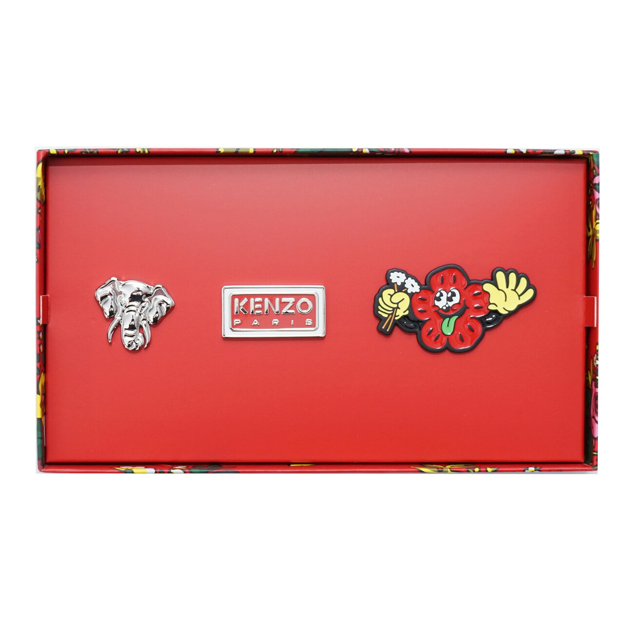 楽天Tree Bis セレクトKENZO ケンゾー セット オブ 3 KENZO スタンプ ピン ピンバッジ ロゴ お洒落 プレゼント エレファント 象 ゾウ FLOWER フラワー NIGO ニゴ FD55AC122M01