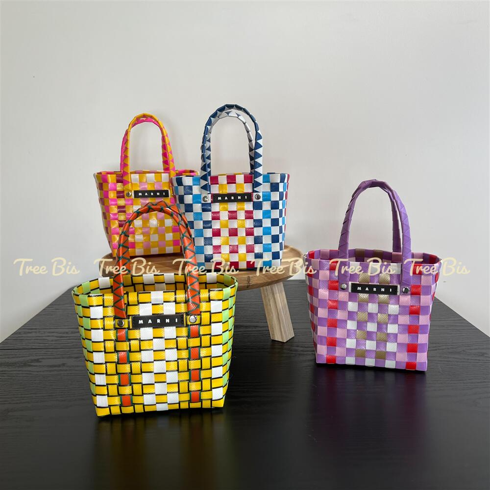 MARNI KIDS マルニ キッズ M00178 MICRO BASKET BAG マイクロバスケットバッグ かごバッグ バスケット トートバッグ マルチカラー お洒落のサムネイル