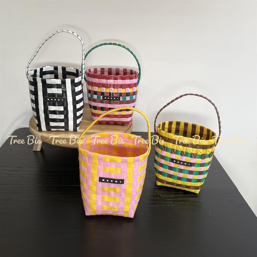 MARNI KIDS マルニ キッズ M00332 POD KID BAG ポッド キッド バッグ かごバッグ バスケット トートバッグ マルチカラー お洒落のサムネイル