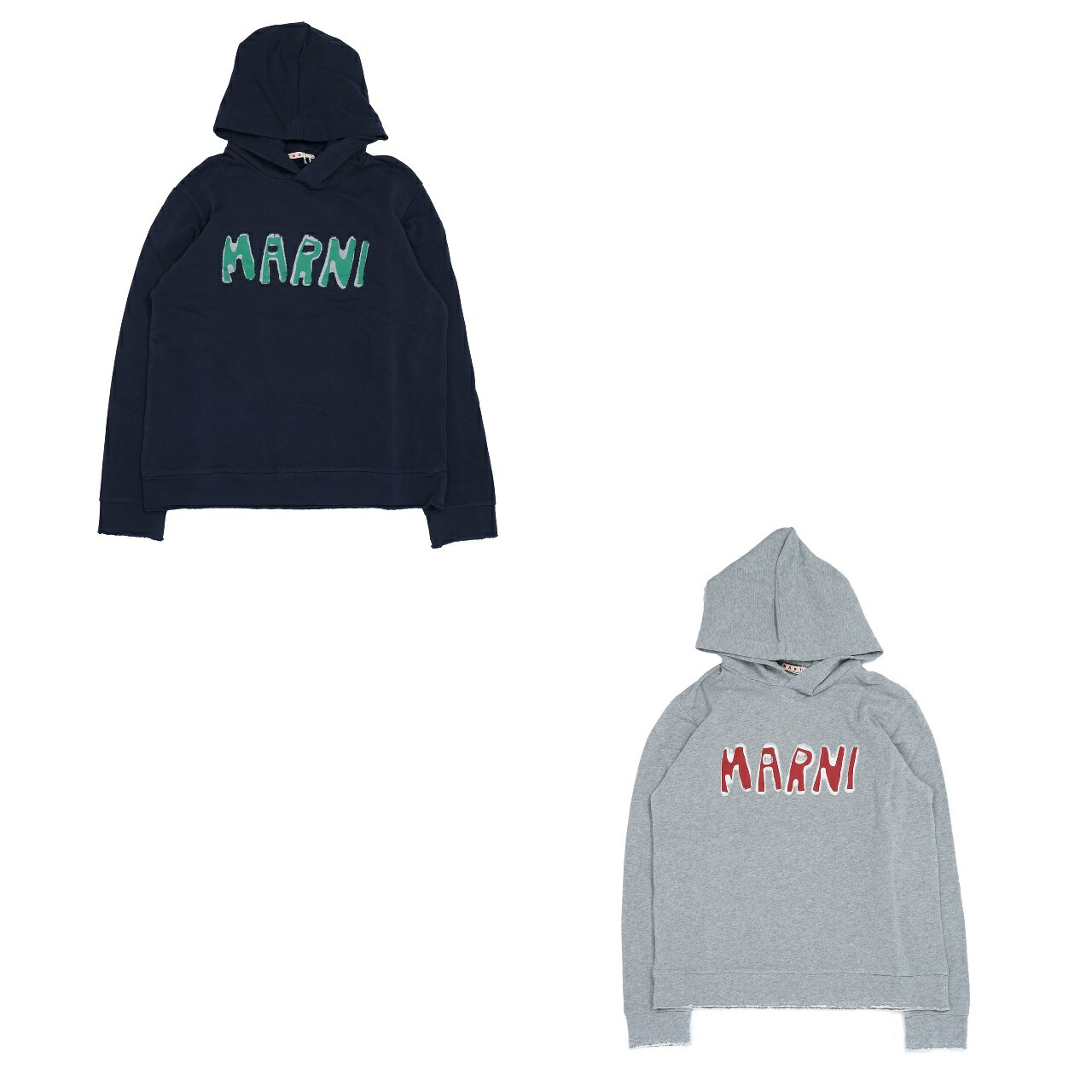 MARNI KIDS マルニ キッズ パーカー M00820 M00ND レディース ガールズ フーディー プルオーバー コットン スウェット ロゴ 大人もOK 14歳 ロゴ