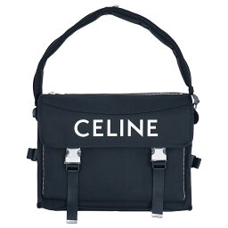 セリーヌ バッグ メンズ CELINE セリーヌ ラージ メッセンジャー CELINEプリント ナイロン 198712DMT.38SI ロゴ メンズ レディース ユニセックス ショルダーバッグ ブランドバッグ ブラック