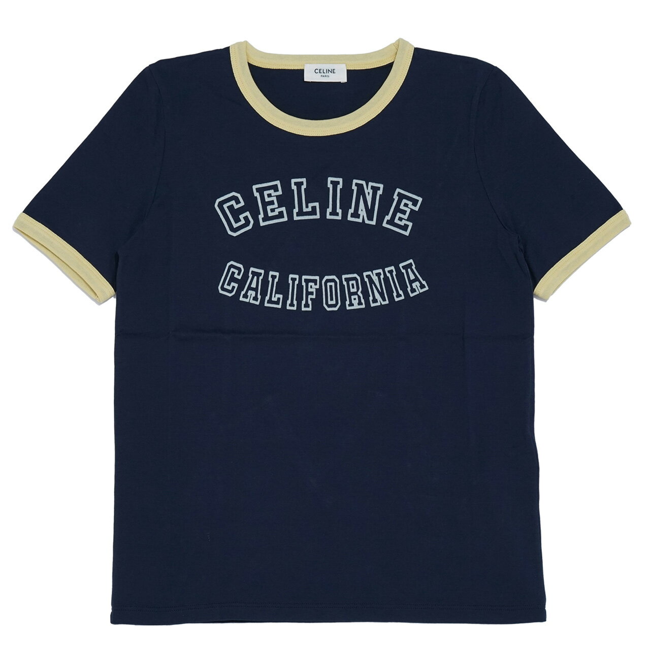 CELINE セリーヌ X17H671Q カリフォルニア70'STシャツコットンジャージー Tシャツ レディース 半そで お洒落 ロゴのサムネイル