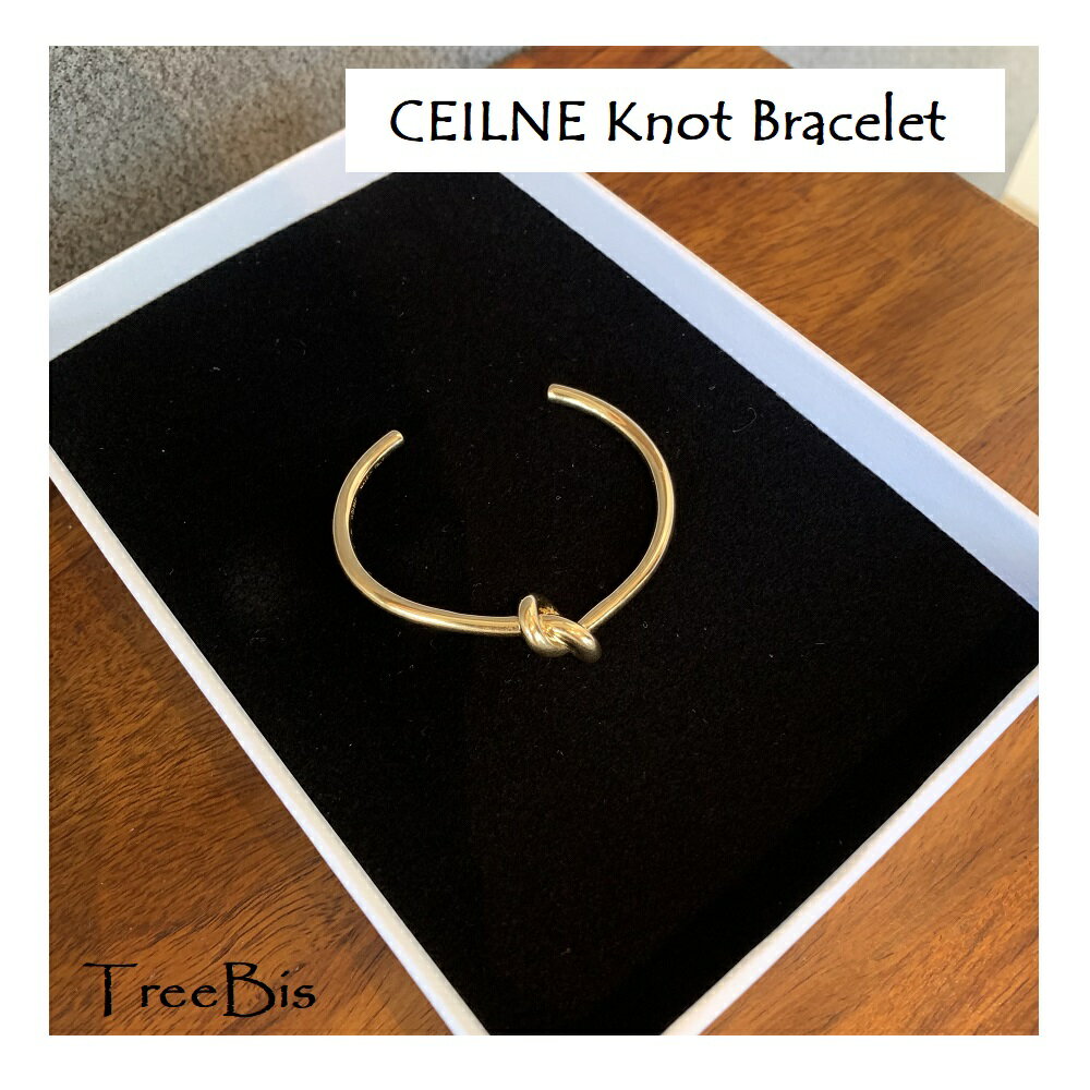 CELINE セリーヌ 46P466BRA KNOT BRACELET ノット ブレスレット GOLD ゴールド ブランド アクセサリー