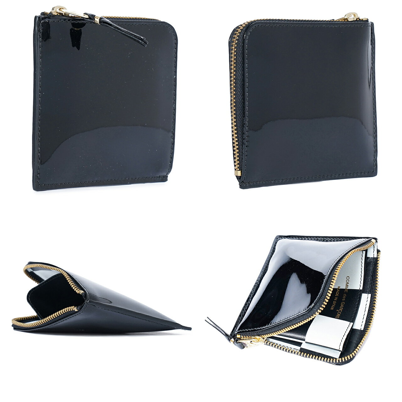 コムデギャルソン COMME des GARCONS CDG WALLET SA3100GP GLOSSY PRINT ミニ財布 ...