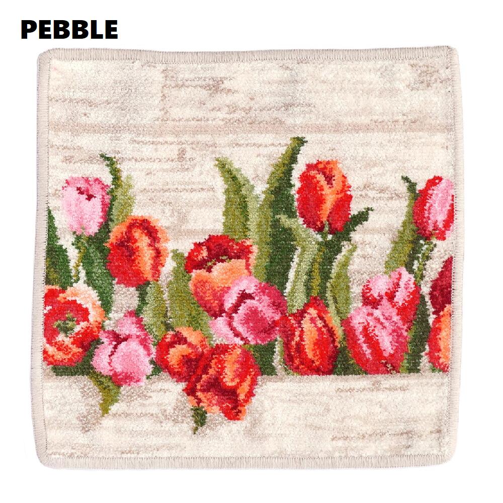 Rakuten - FEILER フェイラー ハンカチ 25cm×25cm ハンドタオル AMSTERDAM PEBBLE アムステルダム チューリップ 花 HANA