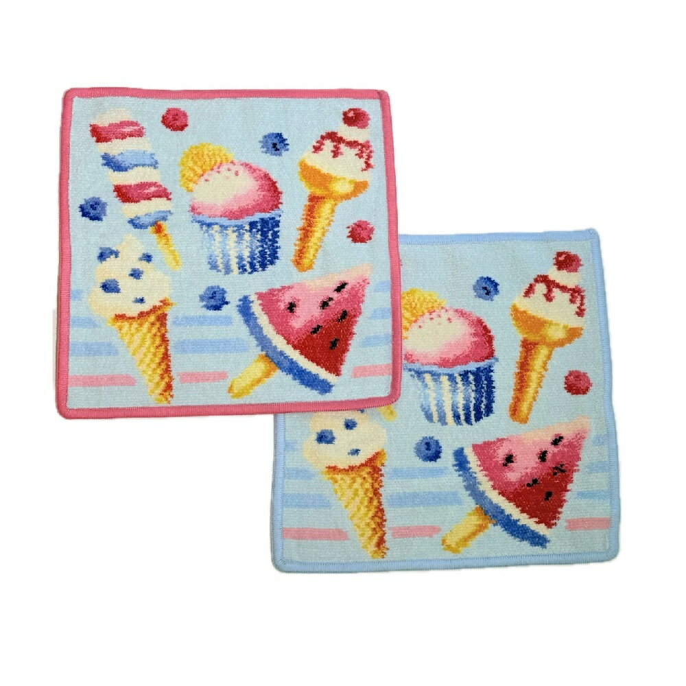 Feiler フェイラー ハンカチ 25cm×25cm ハンドタオル ICE IN THE SUNSHINE 限定（楽天・Tree Bis セレクト）