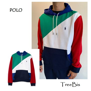 【アウトレット】【返品不可】Polo Ralph Lauren ポロ ラルフローレン 710842896001 カラーブロックド フーディ ブランド パーカー メンズ レディース ユニセックス お洒落 カラフル 派手