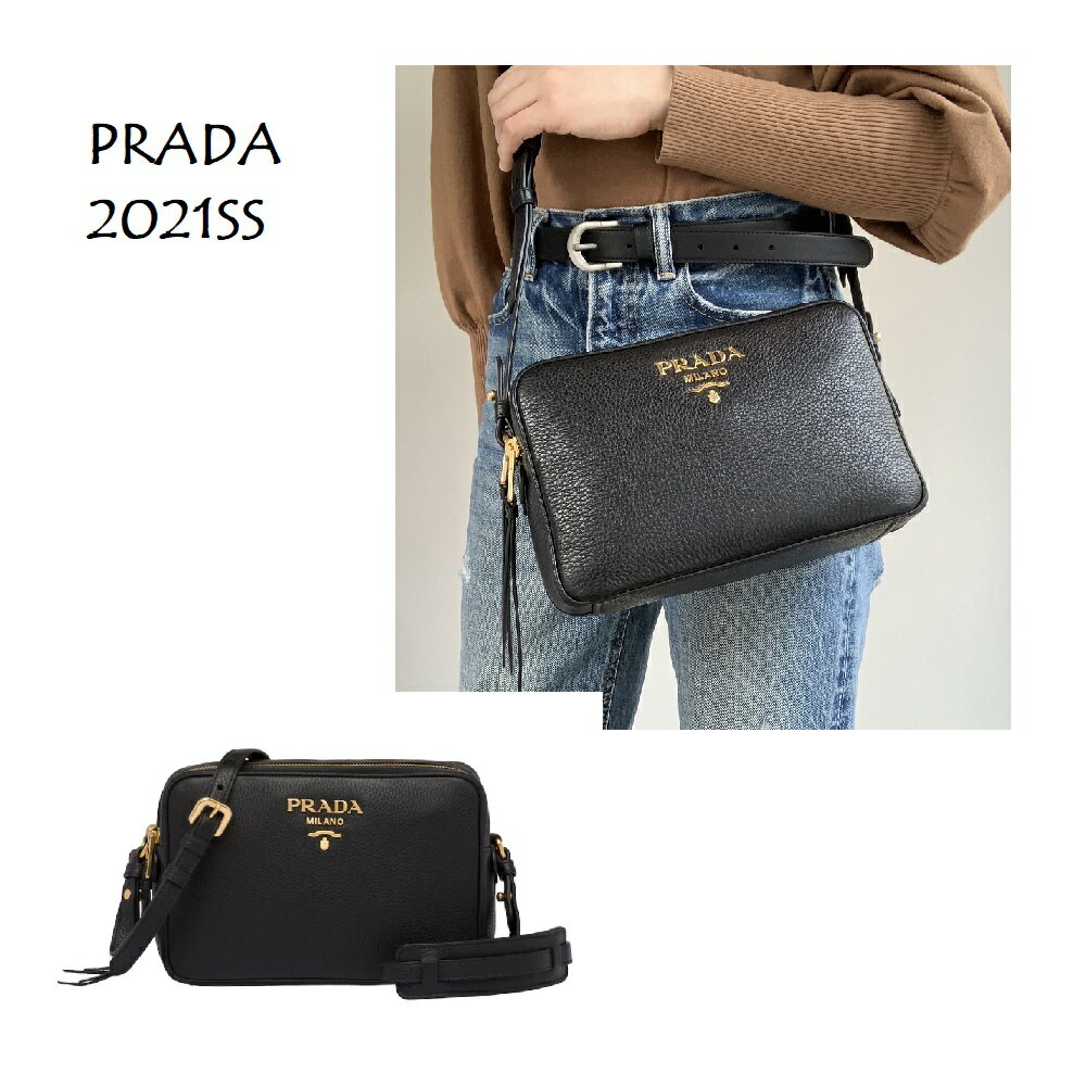 【2021春夏新作】PRADA(プラダ) 1BH082-2BBE-F0002 レザー ショルダーバッグ ブランド 定番人気【2021ss】