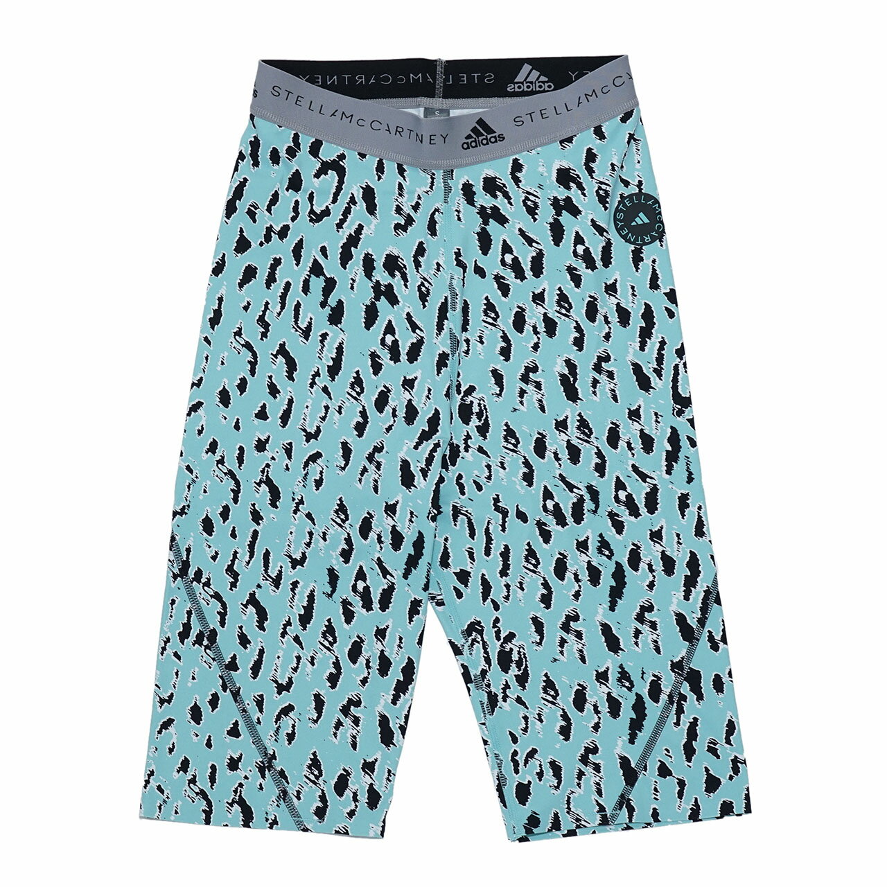 adidas by Stella McCartney アディダス バイ ステラマッカートニーHB6077 サイクリングタイツ アディダスコラボ ブランド ロゴ アニマル柄 スパッツ ヨガ ジム ランニング スポーツのサムネイル