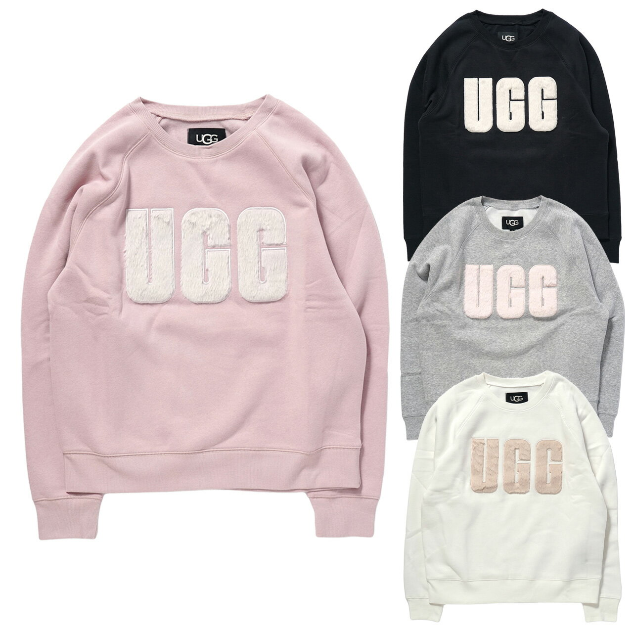 UGG アグ スウェット トレーナー 1123718 Madeline Fuzzy Logo Crewneck マドリン ファジー ロゴ クルーネック 2024 秋冬 アウター レディースのサムネイル