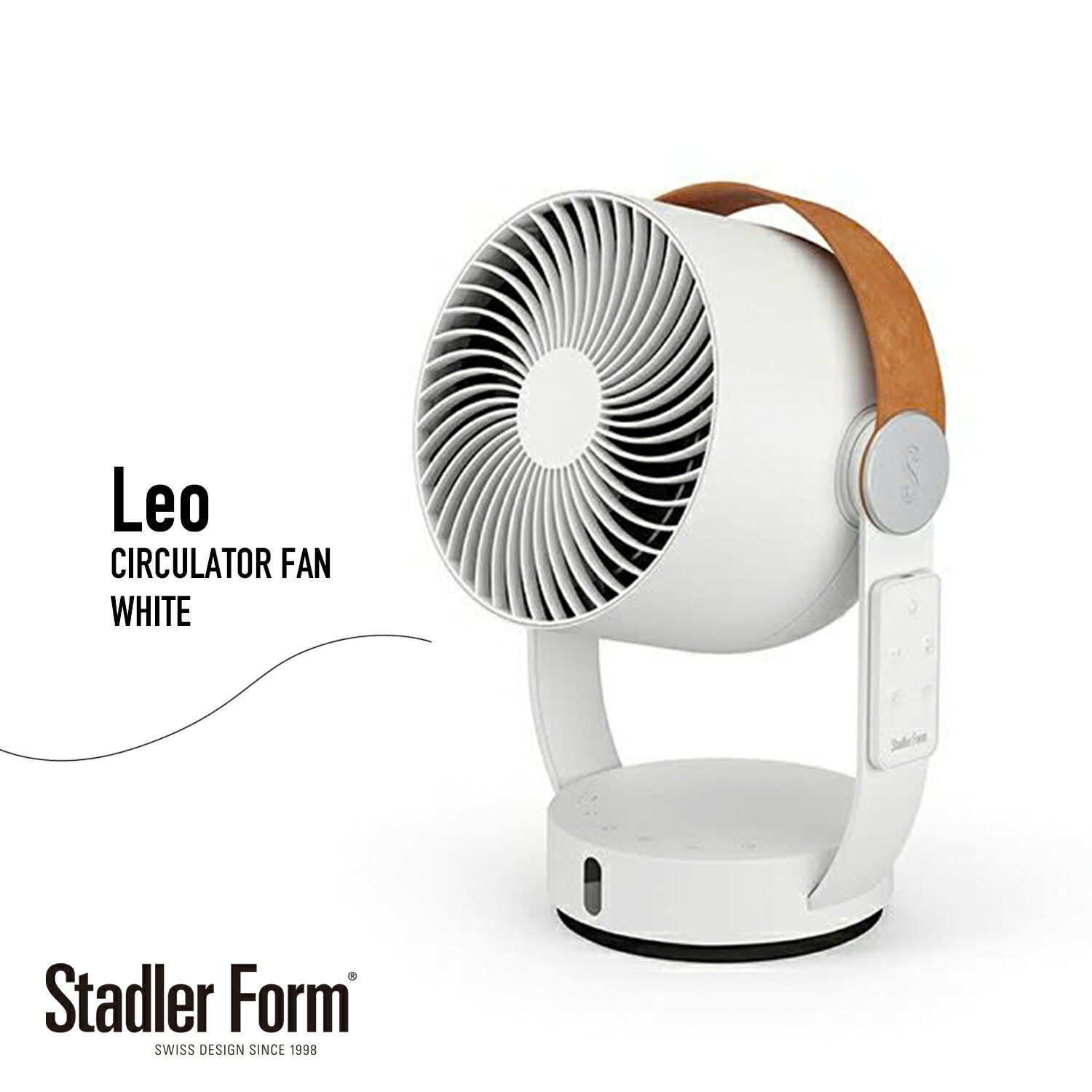 Rakuten - Stadler Form（スタドラーフォーム）Leo 3D ホワイト（レオ/扇風機/送風機/サーキュレーター/おうち時間/デザイン家電）【送料無料】