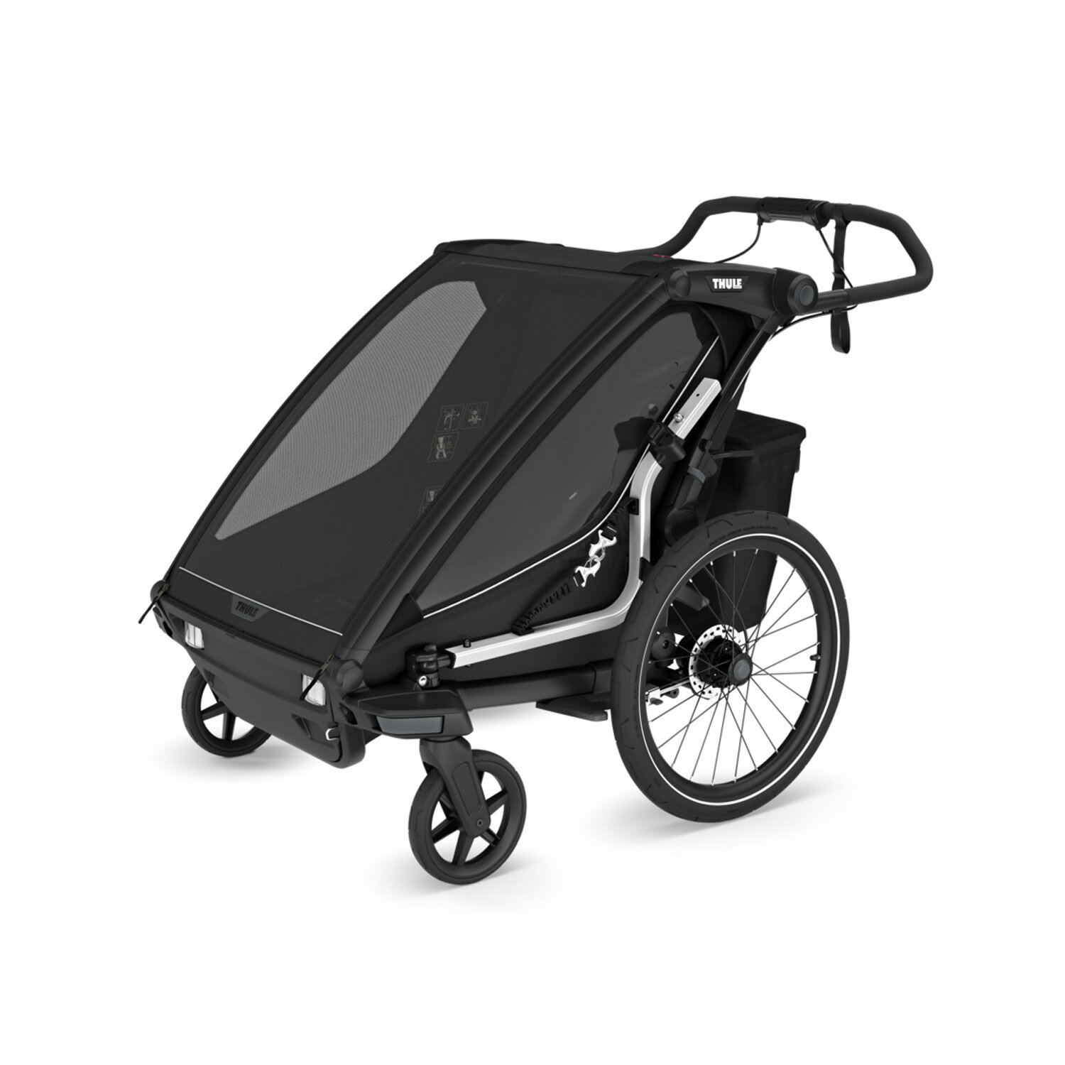 Thule Chariot Sport 2 double�ʥ����꡼ ����ꥪ�åȥ��ݡ���2���֥�˥�������ȥ졼�顼�ʥ��祮��/���˥�/�٥ӡ�����/���ȥ����顼�ˡ�����̵����