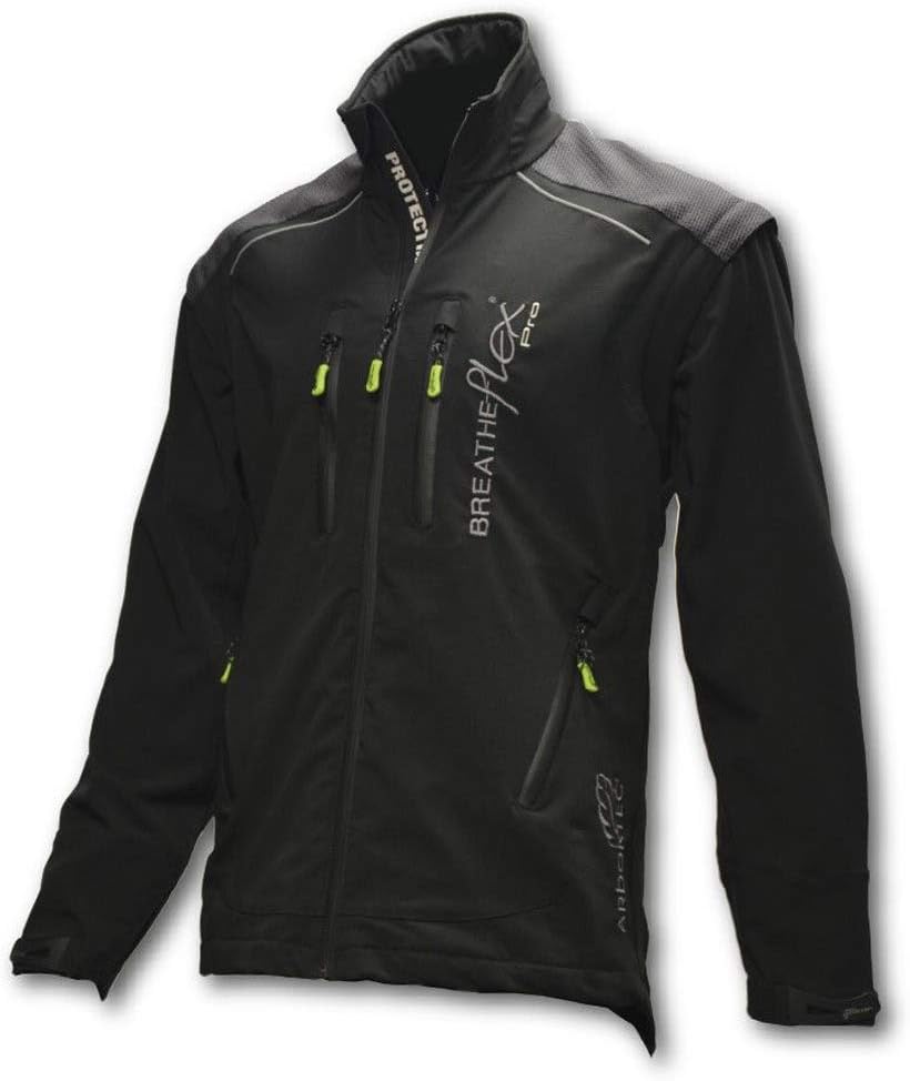 ARBORTEC Breatheflex Pro Work Jacket アーボテック ワークジャケット ワークウェア ツリーケア アーボリスト ツリークライミングAT4100 (XL, ブラック)