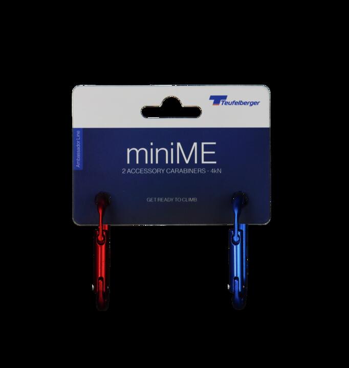Rakuten - Teufelberger miniME newモデル アクセサリーカラビナ 2個セット ツリーケア アーボリスト ツリークライミング (レッド/ブルー)