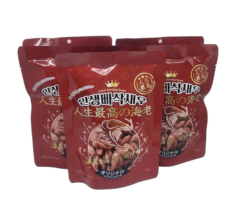 海老 25g*5個セット えびせん エビスナック おつまみ お酒に合う 濃い味 やみつき 海老せんべい えびせんべい カルシウム スナック菓子 お菓子 おやつ プレゼント プチギフト 韓国お菓子 人生最高
