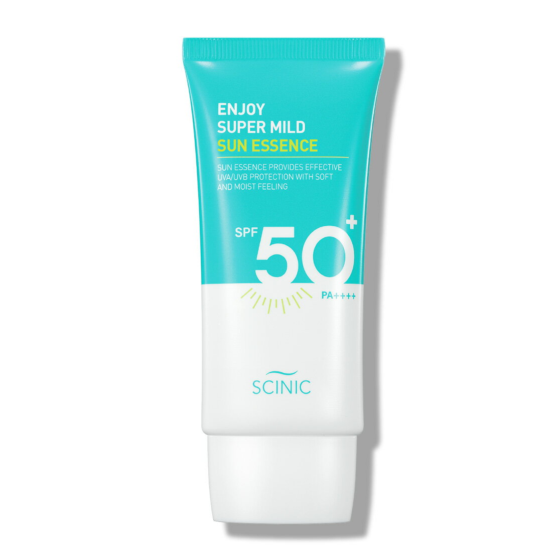 日焼け止め サイニック エンジョイスーパーマイルド サンエッセンス 50mL SPF50+ PA++++ うるおい 保湿 韓国コスメ 紫外線ケア さわやか 携帯用 紫外線カット 紫外線遮断 ひやけどめ 水分 保湿 自然由来成分