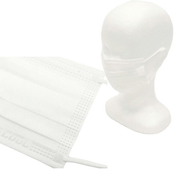 高機能 接触冷感不織布マスク 300枚(50枚×6箱) | NEWパッケージ 血色マスク/選べる3色 夏用 クール