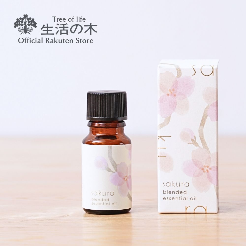 【 生活の木 公式 】【季節限定】さくら ブレンドエッセンシャルオイル 10ml | アロマオイル アロマ ブレンド エッセンシャルオイル 精油 桜 チェリーブロッサム イリス ブラックカラントバッズAbs. トンカビーンズAbs. フェンネル 春限定 春 新生活 誕生日 プレゼントのサムネイル