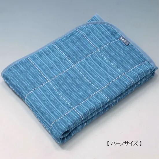 Rakuten - 三河木綿・6重ガーゼケット　ハーフ